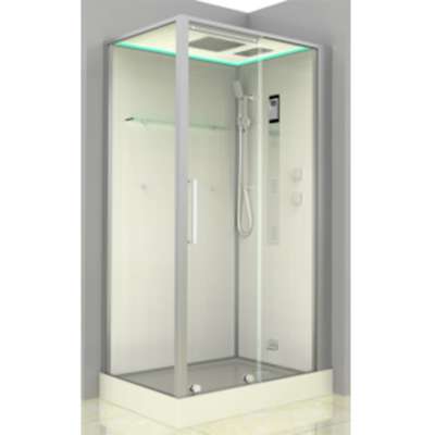 Contemporary With Roof Frameless Bath Room Steam Shower Cabin