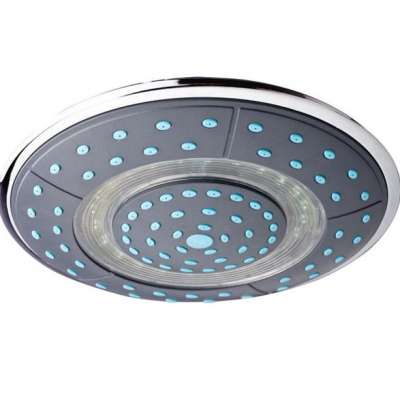 Factory Plastic 250mm Rainfall Grey Oxygenics Bathroom Led Shower Head