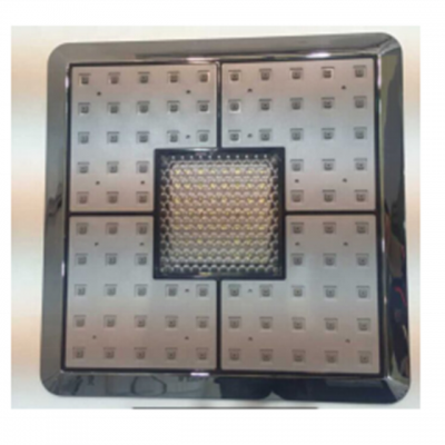 Detachable ABS Material Square Shape Diameter 240mm Led Head Shower